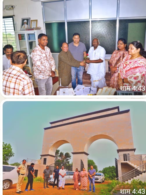 संत गहिरा गुरु विश्वविद्यालय के निरीक्षण के दौरान सांसद व जनप्रतिनिधियों ने दी आवश्यक दिशा-निर्देश 